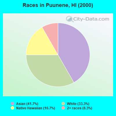 Races in Puunene, HI (2000)