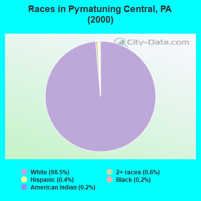 Races in Pymatuning Central, PA (2000)