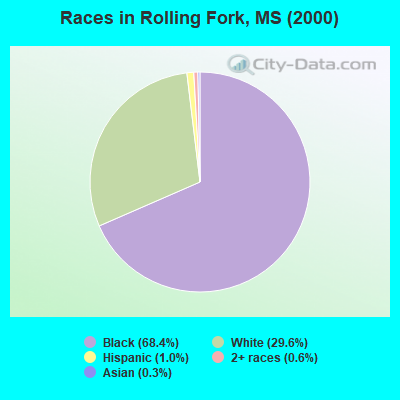 Races in Rolling Fork, MS (2000)