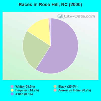 Races in Rose Hill, NC (2000)