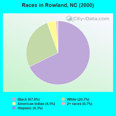 Races in Rowland, NC (2000)