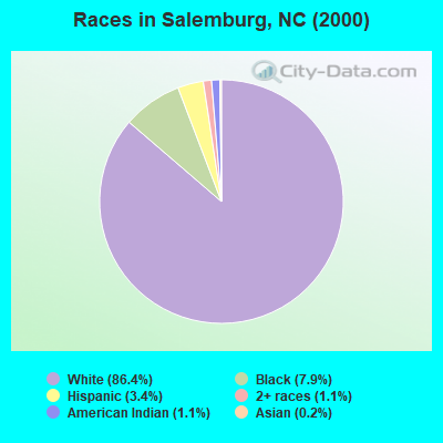 Races in Salemburg, NC (2000)