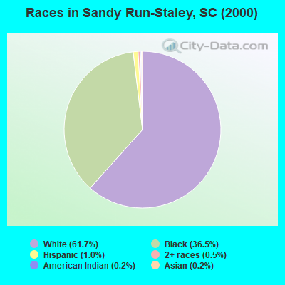 Races in Sandy Run-Staley, SC (2000)