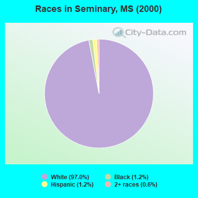 Races in Seminary, MS (2000)