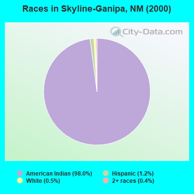 Races in Skyline-Ganipa, NM (2000)