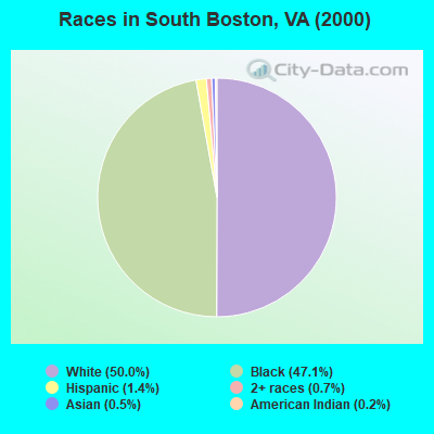 Races in South Boston, VA (2000)