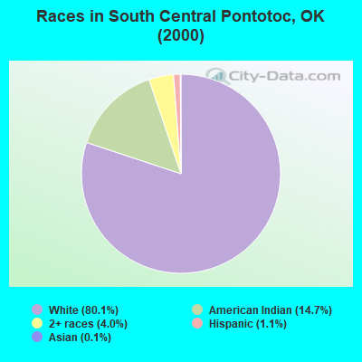 Races in South Central Pontotoc, OK (2000)