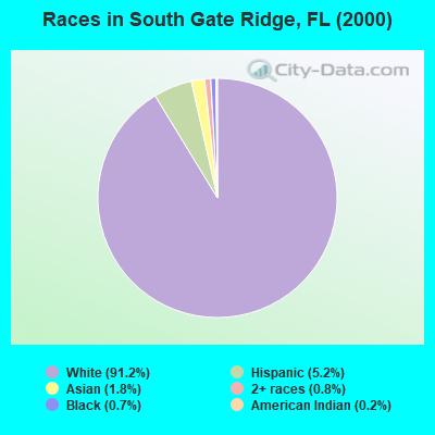 Races in South Gate Ridge, FL (2000)