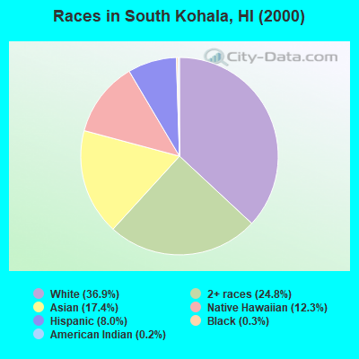 Races in South Kohala, HI (2000)