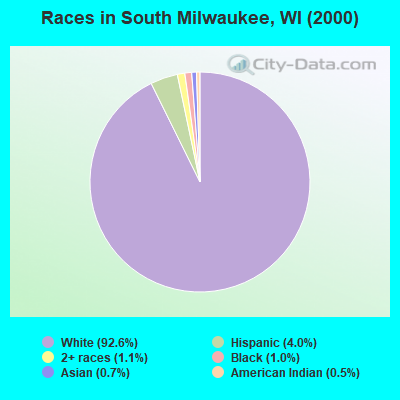 Races in South Milwaukee, WI (2000)