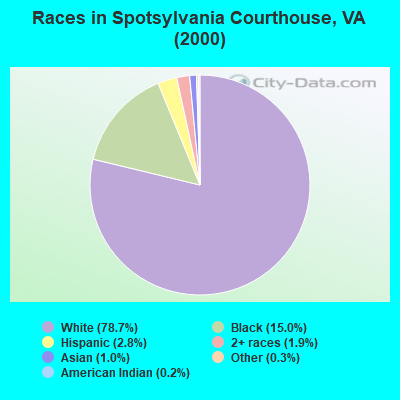 Races in Spotsylvania Courthouse, VA (2000)