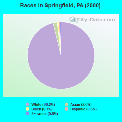 Races in Springfield, PA (2000)