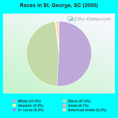Races in St. George, SC (2000)