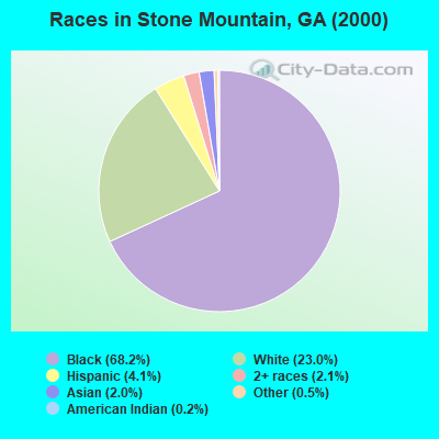 Races in Stone Mountain, GA (2000)