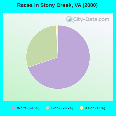 Races in Stony Creek, VA (2000)