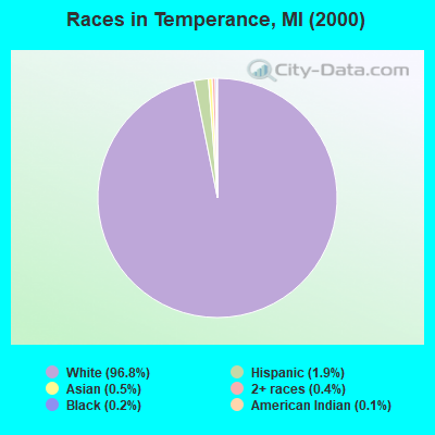 Races in Temperance, MI (2000)