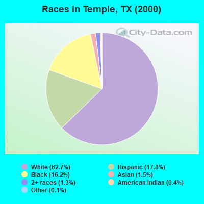 Races in Temple, TX (2000)