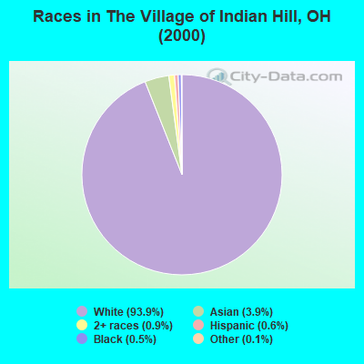 Races in The Village of Indian Hill, OH (2000)