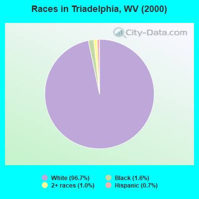 Races in Triadelphia, WV (2000)