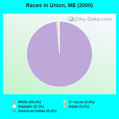 Races in Union, ME (2000)