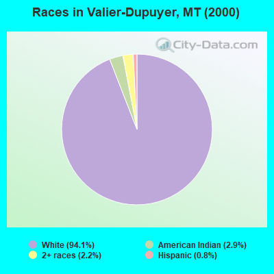 Races in Valier-Dupuyer, MT (2000)
