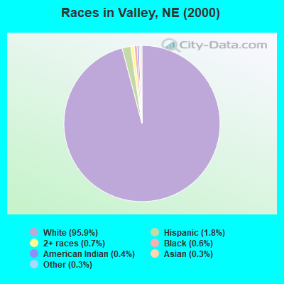 Races in Valley, NE (2000)