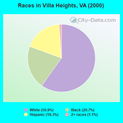 Races in Villa Heights, VA (2000)