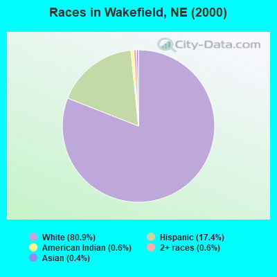 Races in Wakefield, NE (2000)