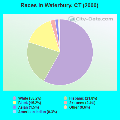 Races in Waterbury, CT (2000)