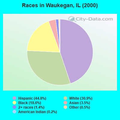 Races in Waukegan, IL (2000)
