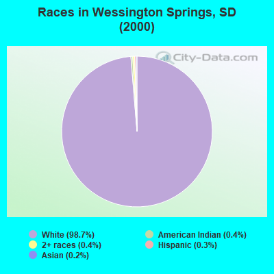 Races in Wessington Springs, SD (2000)