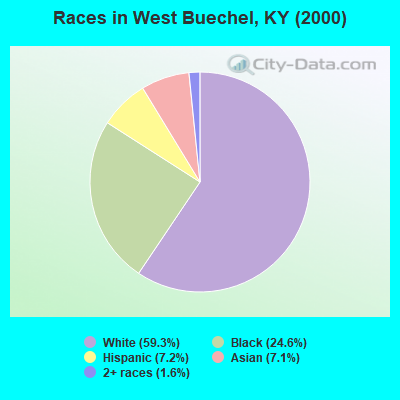 Races in West Buechel, KY (2000)