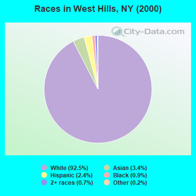 Races in West Hills, NY (2000)