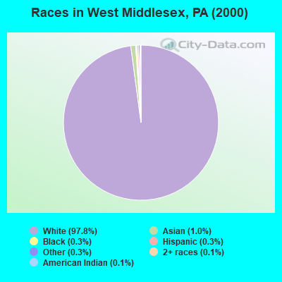 Races in West Middlesex, PA (2000)