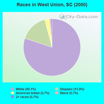 Races in West Union, SC (2000)
