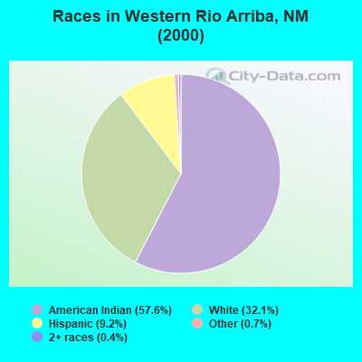 Races in Western Rio Arriba, NM (2000)