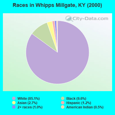 Races in Whipps Millgate, KY (2000)