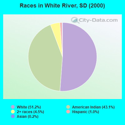 Races in White River, SD (2000)