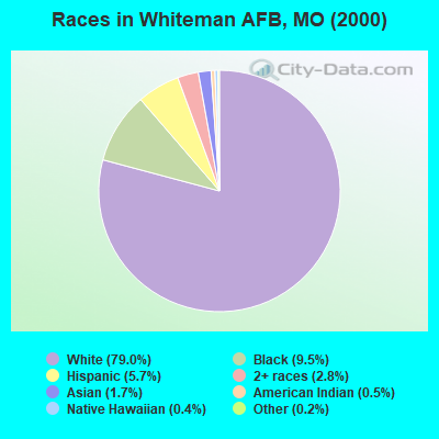 Races in Whiteman AFB, MO (2000)