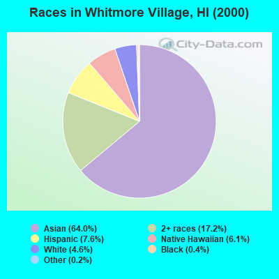 Races in Whitmore Village, HI (2000)