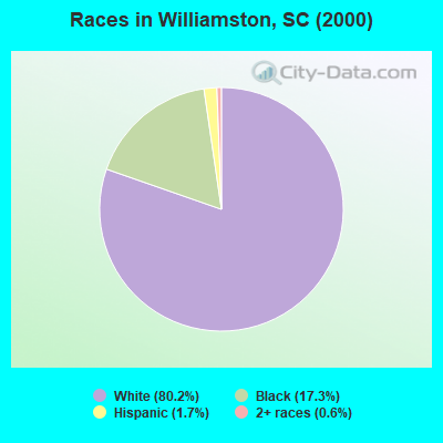 Races in Williamston, SC (2000)