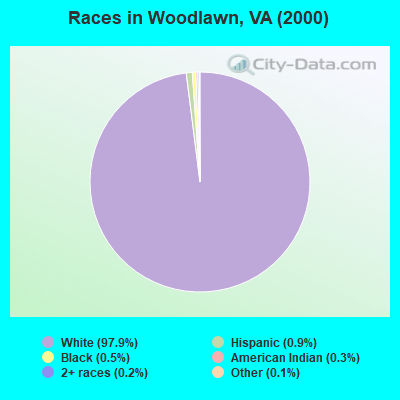 Races in Woodlawn, VA (2000)