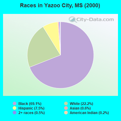 Races in Yazoo City, MS (2000)