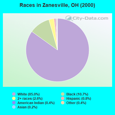 Races in Zanesville, OH (2000)