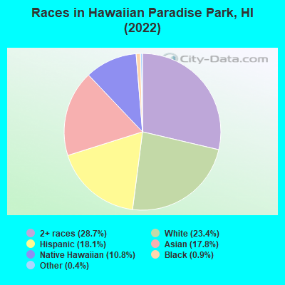 Races in Hawaiian Paradise Park, HI (2021)