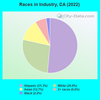 Races in Industry, CA (2022)