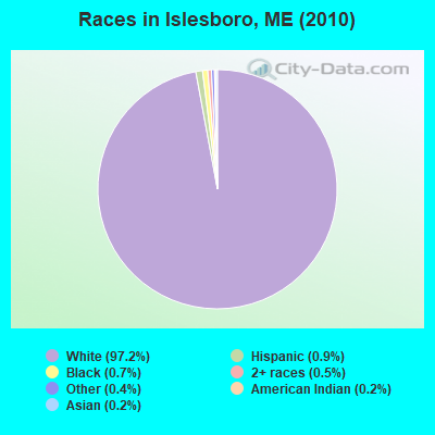 Races in Islesboro, ME (2010)