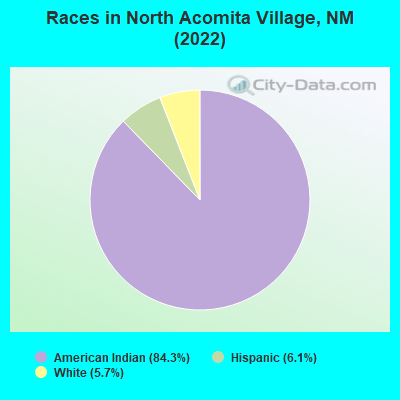 Races in North Acomita Village, NM (2022)