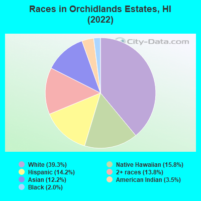 Races in Orchidlands Estates, HI (2022)