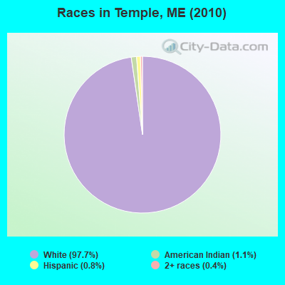 Races in Temple, ME (2010)